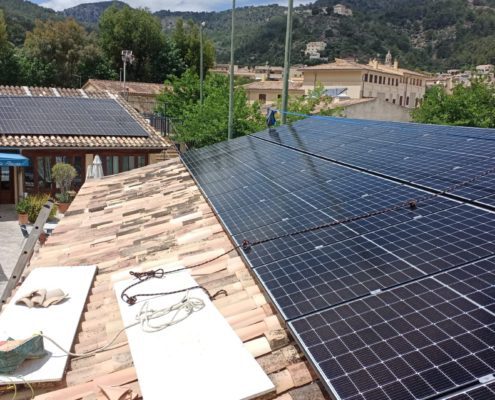 Foto placas paneles solares